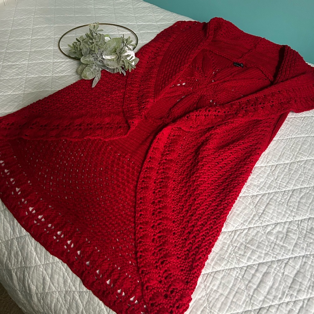 New Directions Crochet Flower Power Cardigan Vest